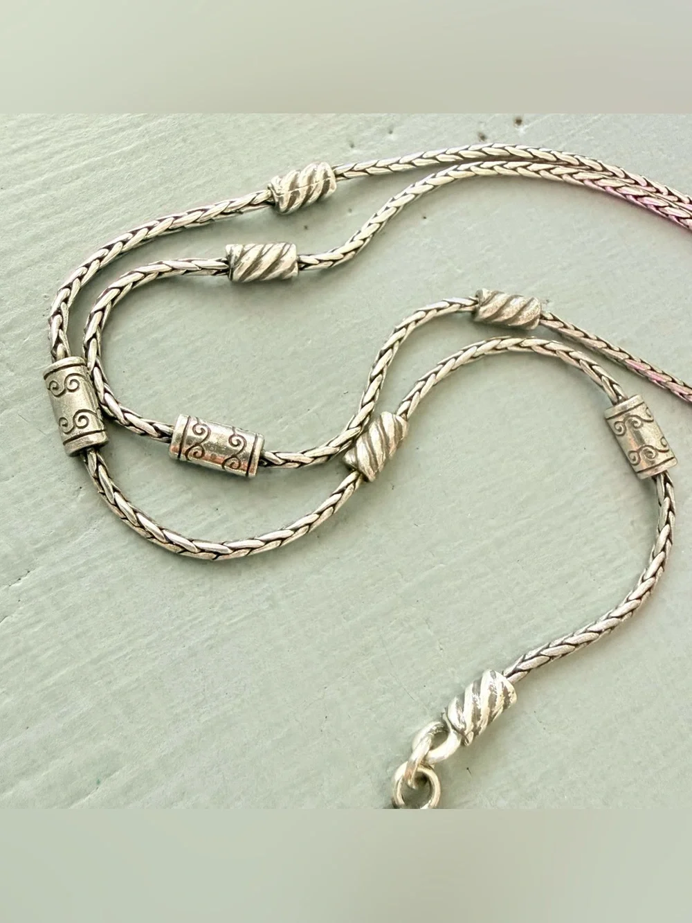 Brighton Silver Tone Heart Accent Eyewear Chain
